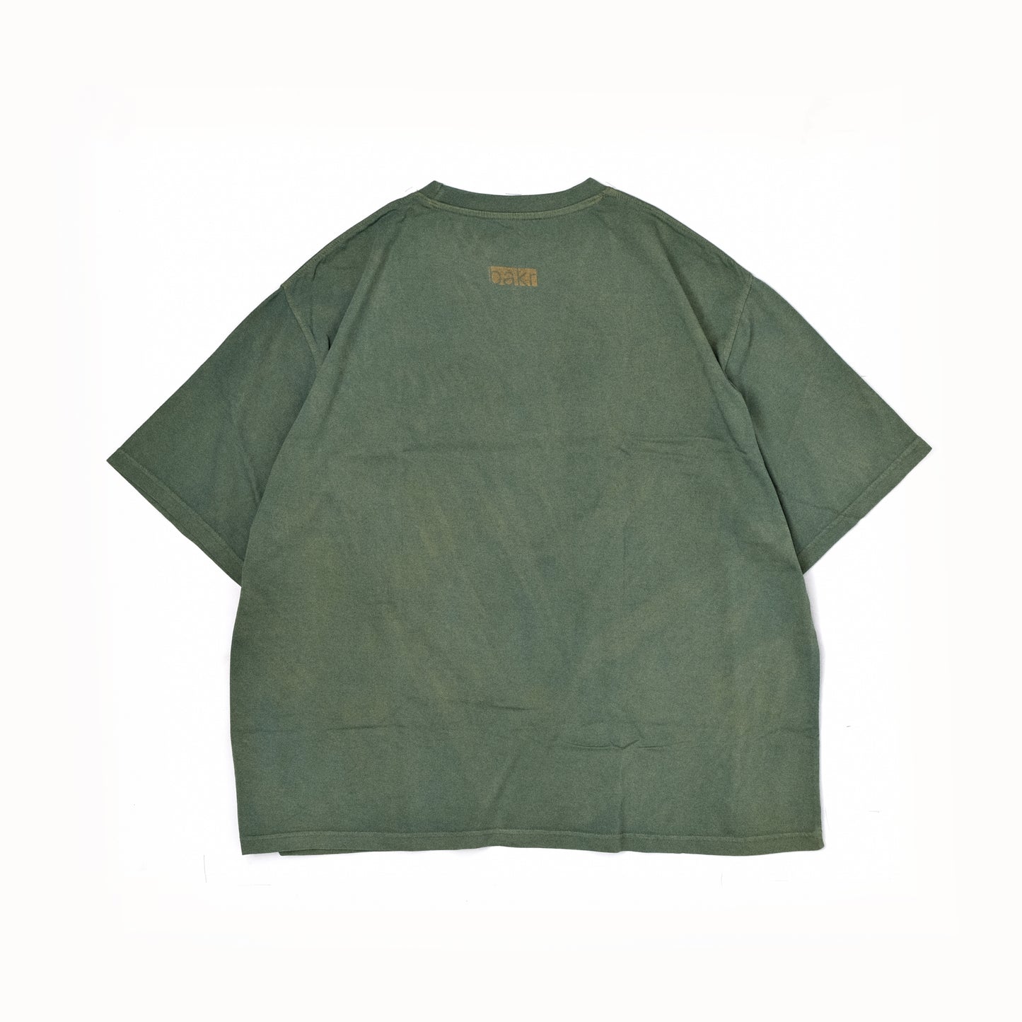 Skull head in forest green