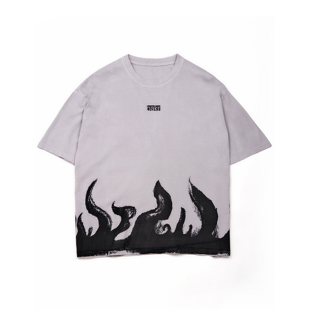 Flame in "charcoal stone”