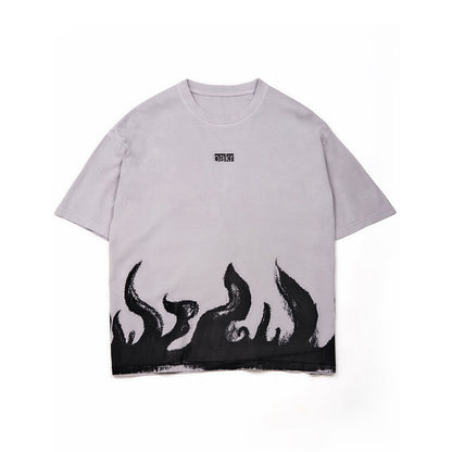 Flame in "charcoal stone”