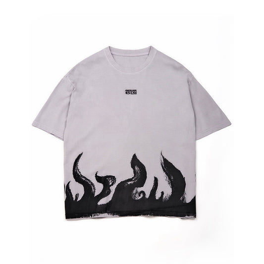 Flame in "charcoal stone”